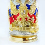 Подарочный подстаканник для чая «Российский» — фотография 2