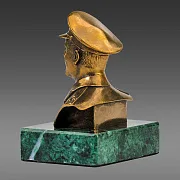 Ручная работа: Бронзовый бюст «Гагарин Ю.А.» — фотография 2