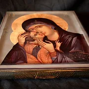 Икона Богородицы Сладкое Лобзание (Гликофилуса) в подарок — фотография 6