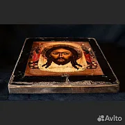 На память: Спас Нерукотворный" Авторская копия с иконы 17 в — фотография 3