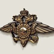 Герб МВД, резной из бука — красивый подарок — фотография 3