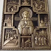 Подарочная резная Икона Святая Матрона Московская — фотография 3