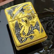 Зажигалка Zippo с гравировкой "Дракон" — оригинальный подарок — фотография 1