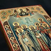 На память: Икона "Собор целителей, чудотворцев " — фотография 6