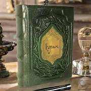 Коран (средний формат) — книга в кожаном переплёте — оригинальный подарок — фотография 1
