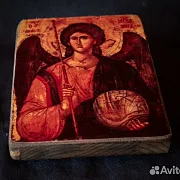 Икона "Архангел Михаил " 15*12 см — необычный подарок — фотография 3