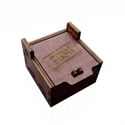 Металлический брелок «Волк» в профиль — необычный подарок — фотография 2
