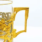 Латунный подстаканник «Рыцари» — красивый подарок — фотография 6