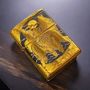 Зажигалка Zippo оригинал "Волки" в подарок — фотография 1