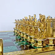 Шахматы «Малахит» — необычный подарок — фотография 9