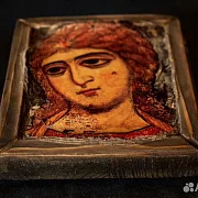 Икона "Ангел Златые Власы" 15*13 см — необычный подарок — фотография 3