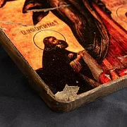 На память: Икона "Спас Смоленский" с припадающими — фотография 6