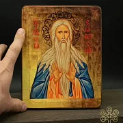 В подарок: Икона святого Макария Великого. Ручная работа — фотография 1