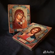 На память: Венчальная пара. Казанская Богоматерь и Вседержите — фотография 3
