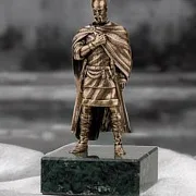 Композиция «Казак» из бронзы на камне — оригинальный подарок — фотография 1