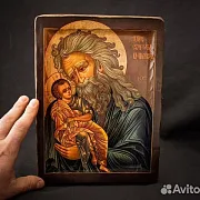 Икона "Св. Симеон Богоприимец" — необычный подарок — фотография 1