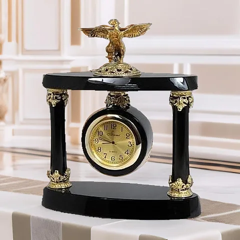 Каминные часы «Пегас» из обсидиана — необычный подарок