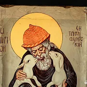 Икона деревянная с Ковчегом Спиридон Тримифунтский — красивый подарок — фотография 3